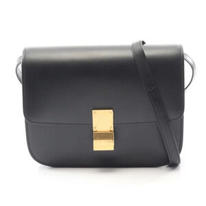Celine Classic Box Bag black smooth calfskin leather